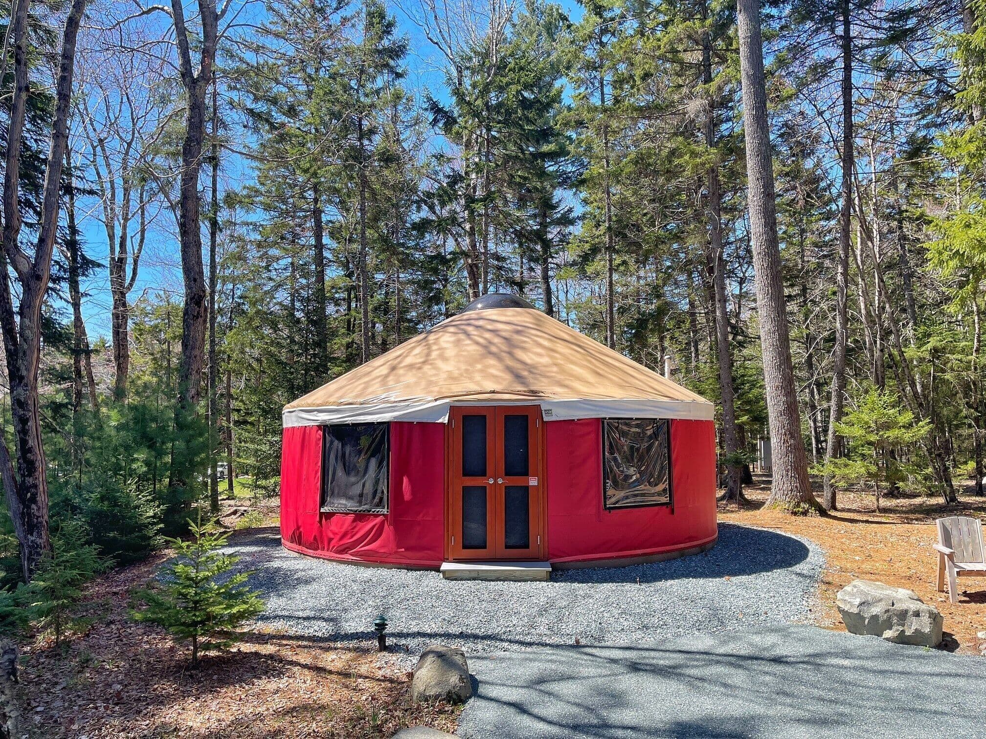 Yurt Glamping — Quiet Side of Acadia