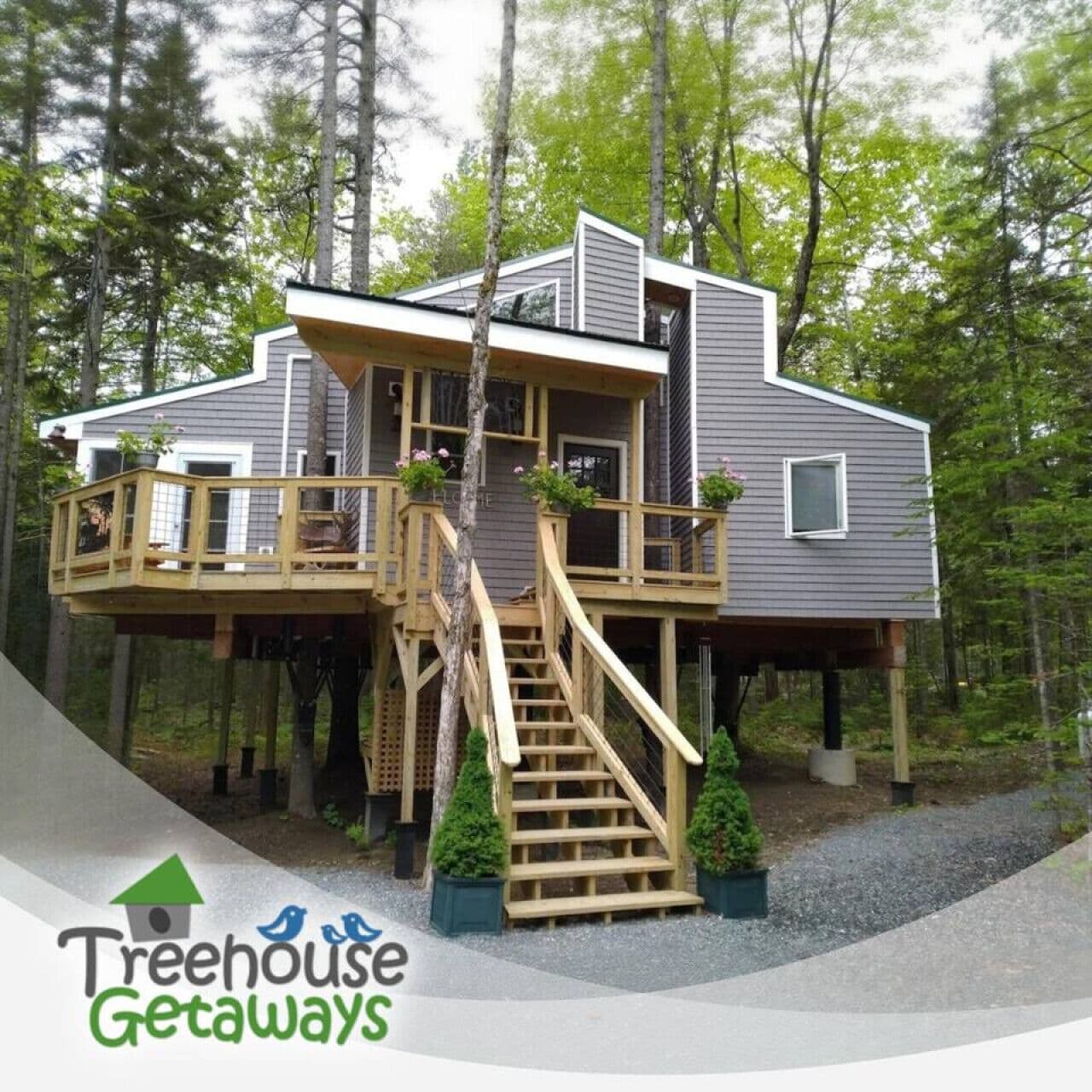 Treehouse near Bar Harbor