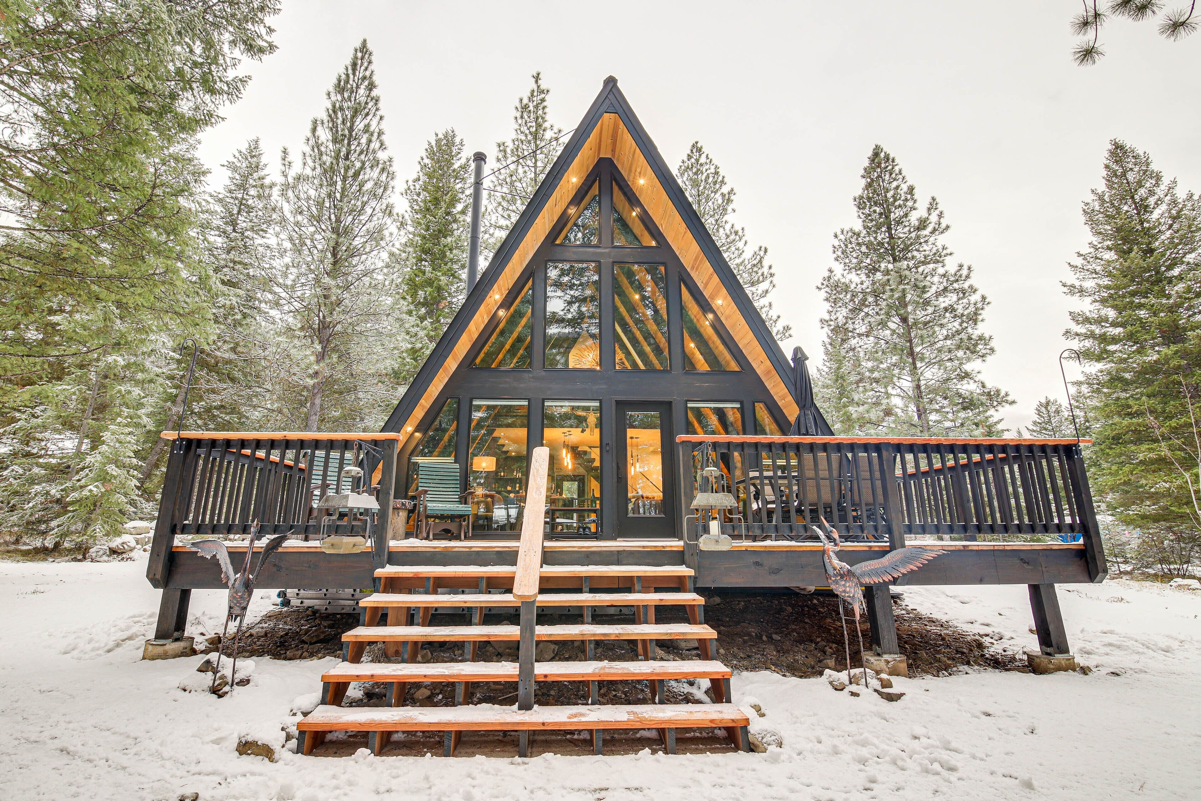 A-Frame Cabin on the Clark Fork River