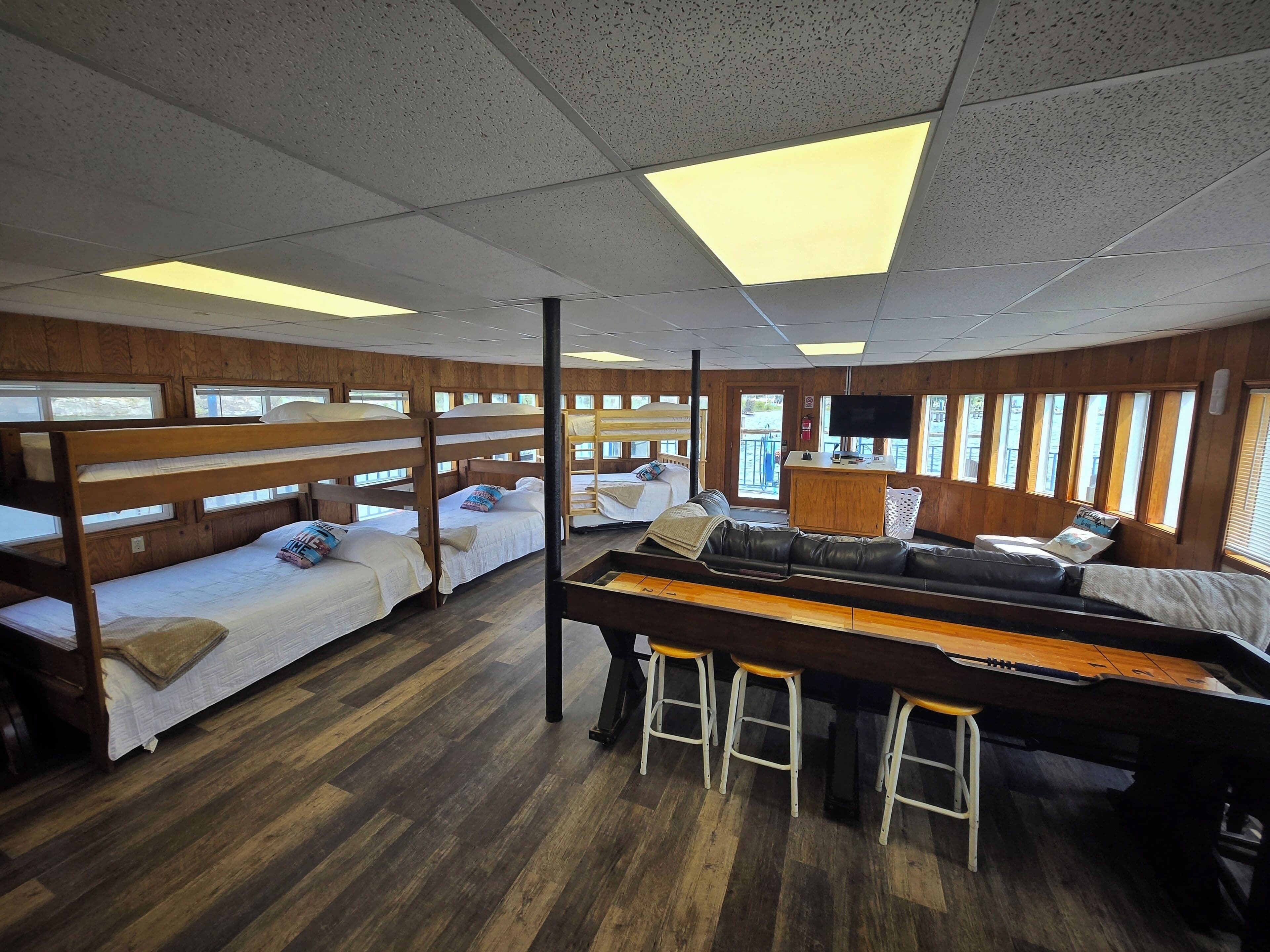 Floating House on Flathead Lake