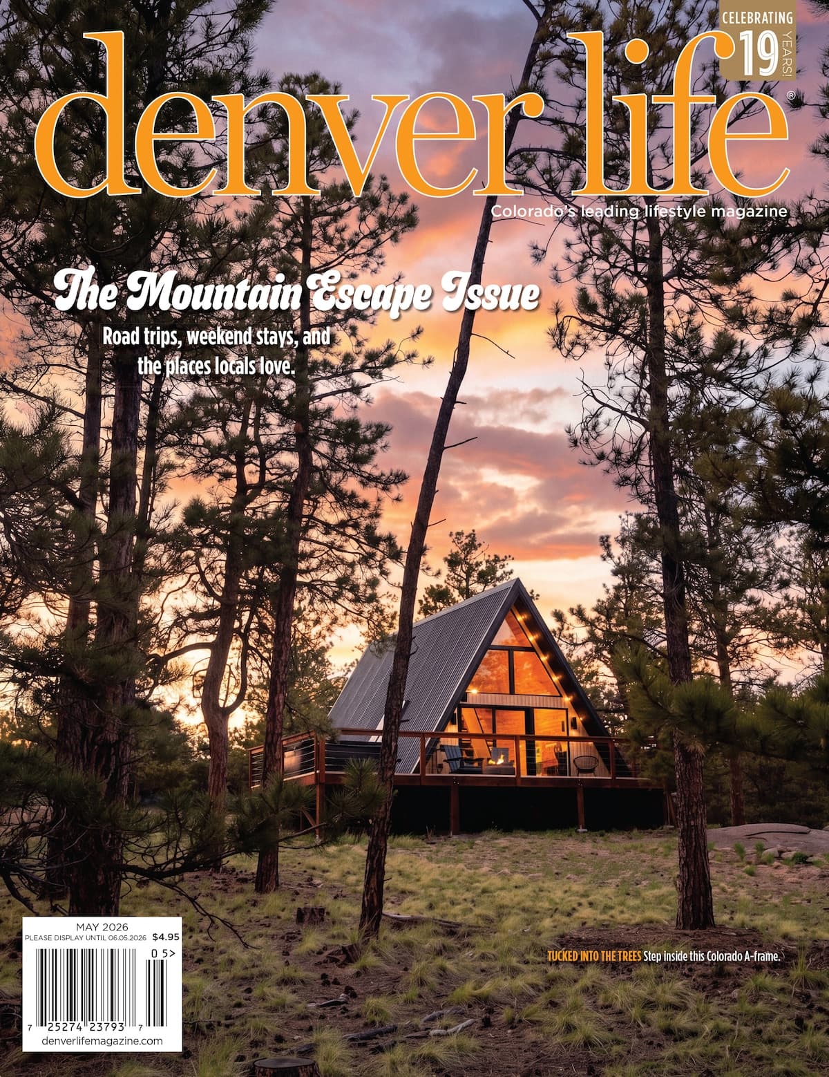 Modern A-Frame with Hot Tub — Pikes Peak