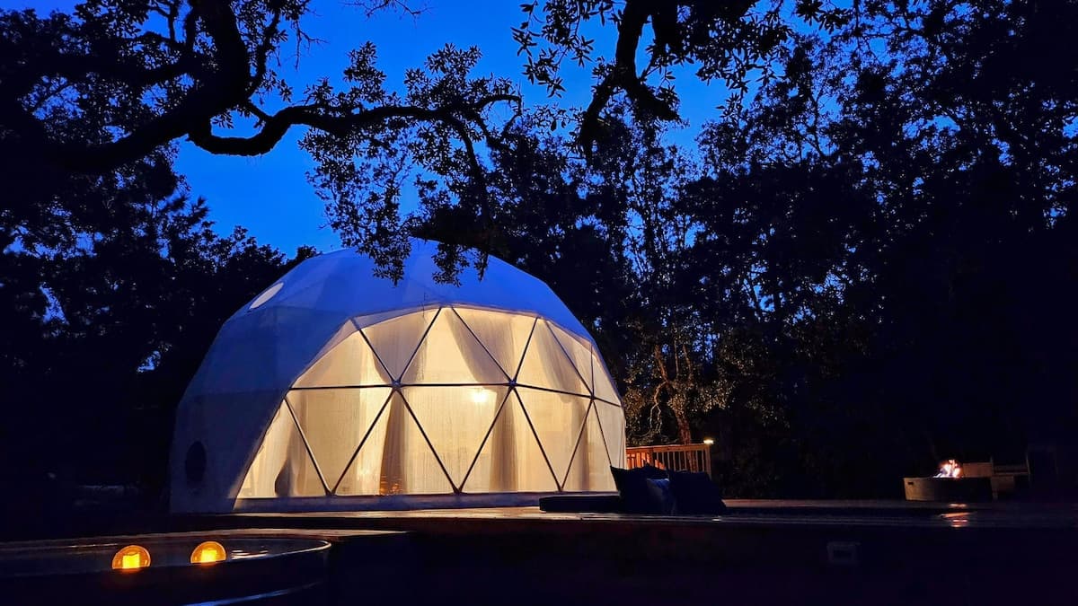 The Pearl — Geodesic Dome with Pool