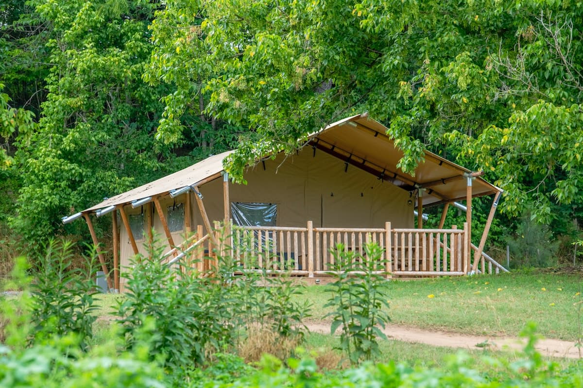Glamping Tent on the Shenandoah River