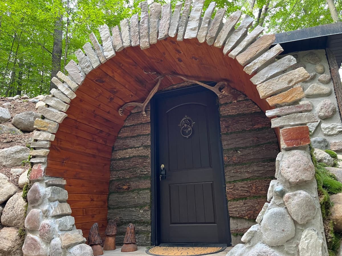 Underground Hobbit Home in the Deep Forest