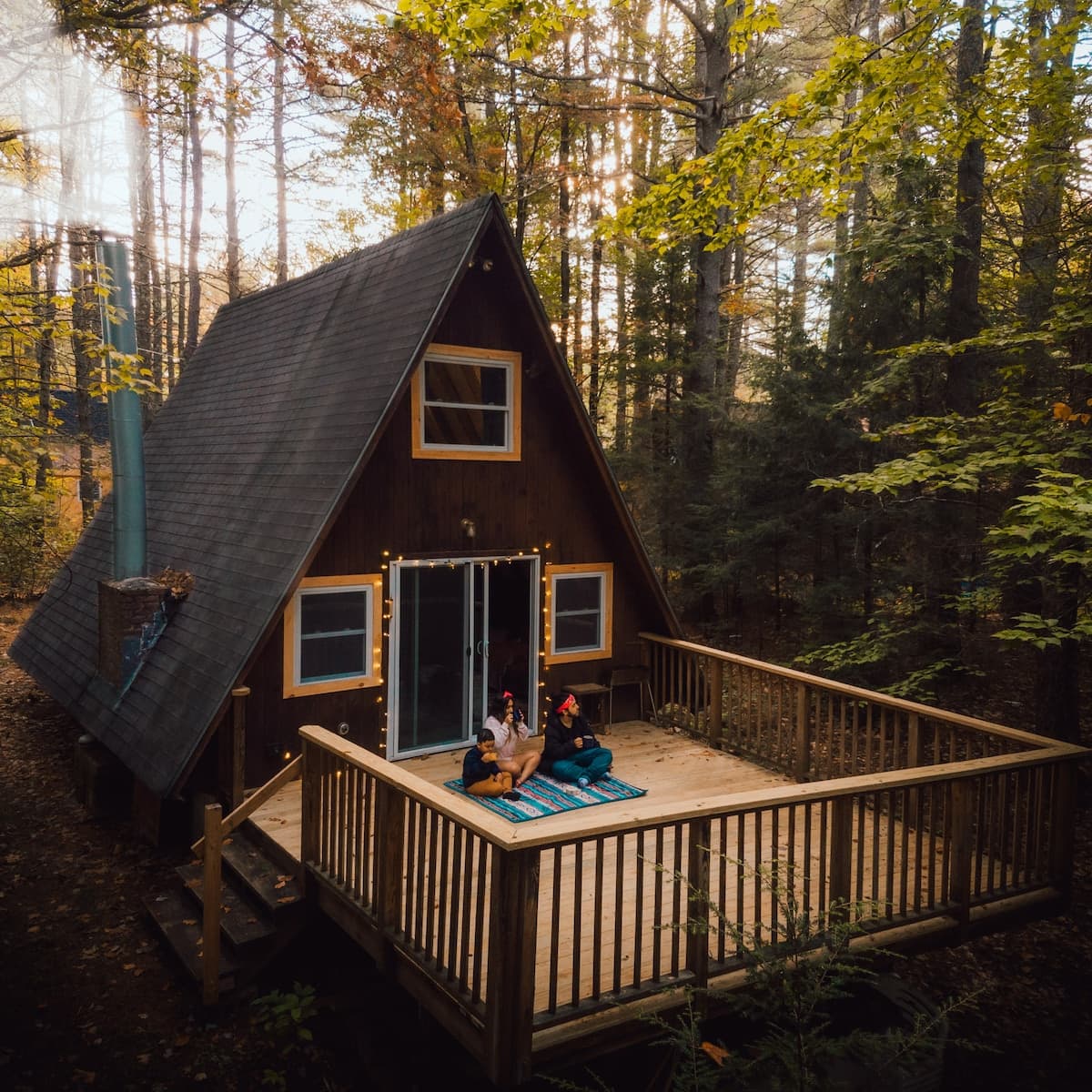 Warm Pine A-Frame in the White Mountains
